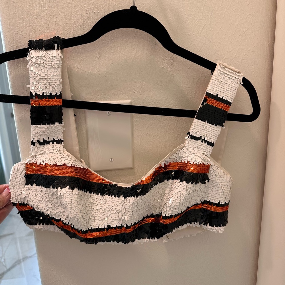 Dolce & Gabbana sequined bralette